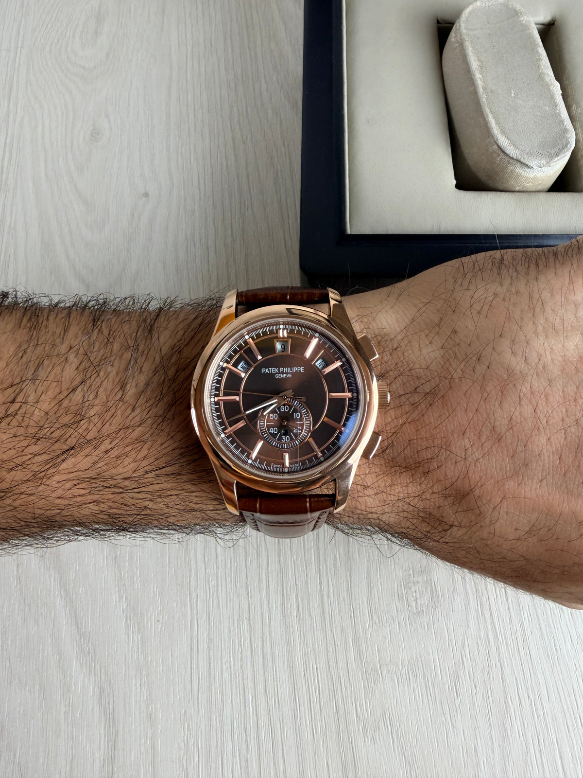 PATEK PHILIPPE ANNUAL CALENDAR ROSE 43MM