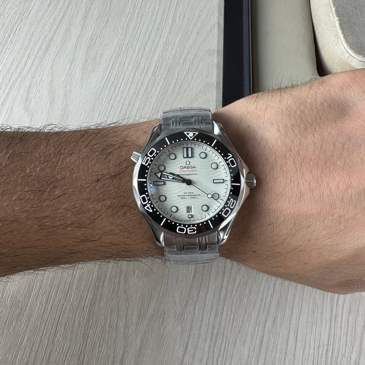 OMEGA SEAMASTER DIVER BRANCO 42MM