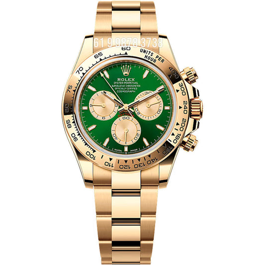 ROLEX DAYTONA 126508 DOURADO VERDE SUPER CLONE