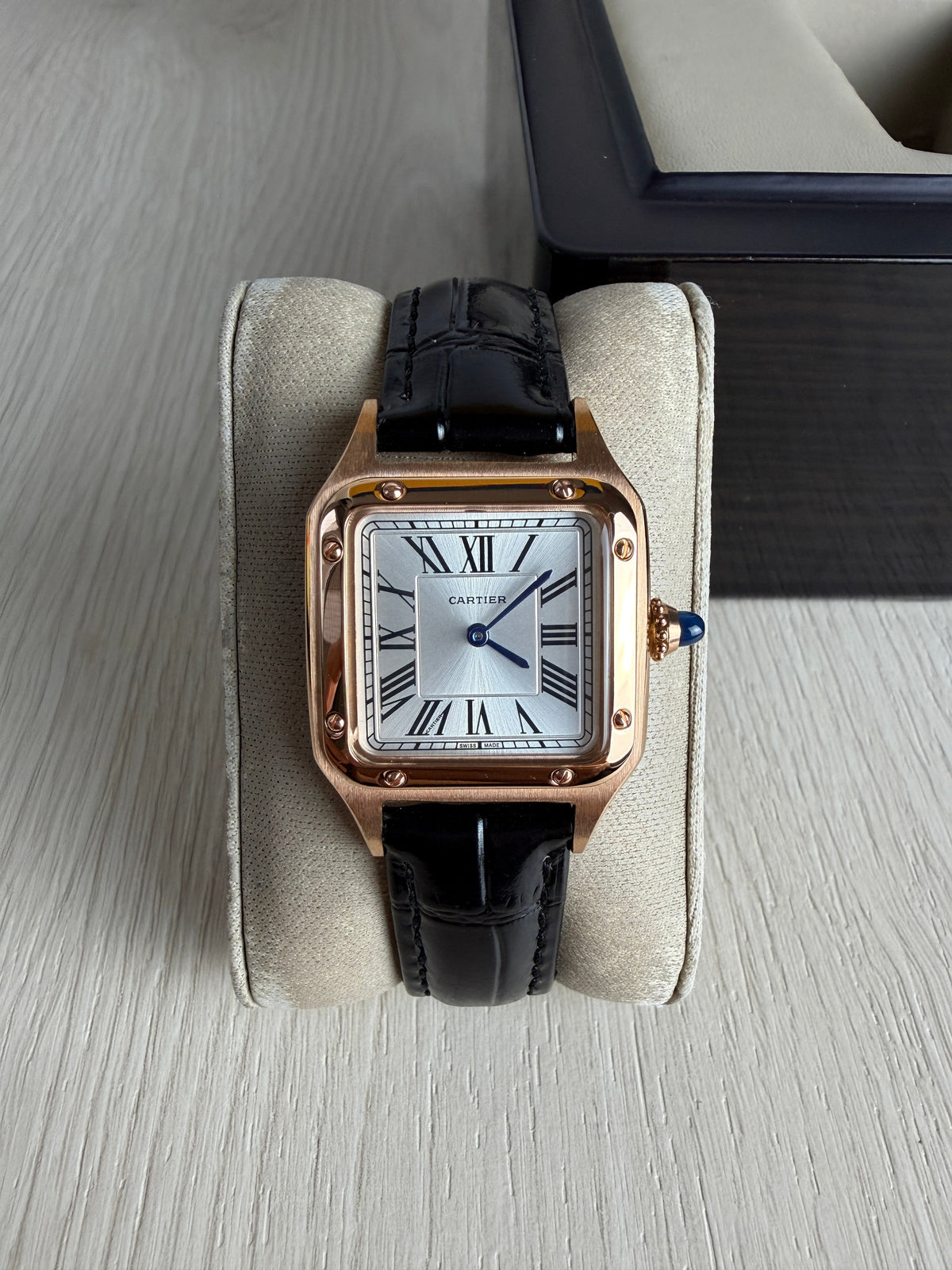 CARTIER SANTOS DUMONT ROSE SMALL 28MM X 38MM FEMININO