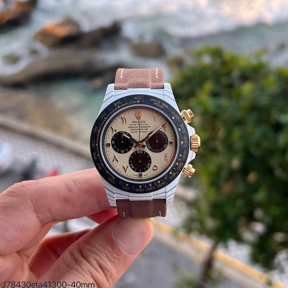 ROLEX DAYTONA DiW 4130 CUSTOM ETA SUPER CLONE