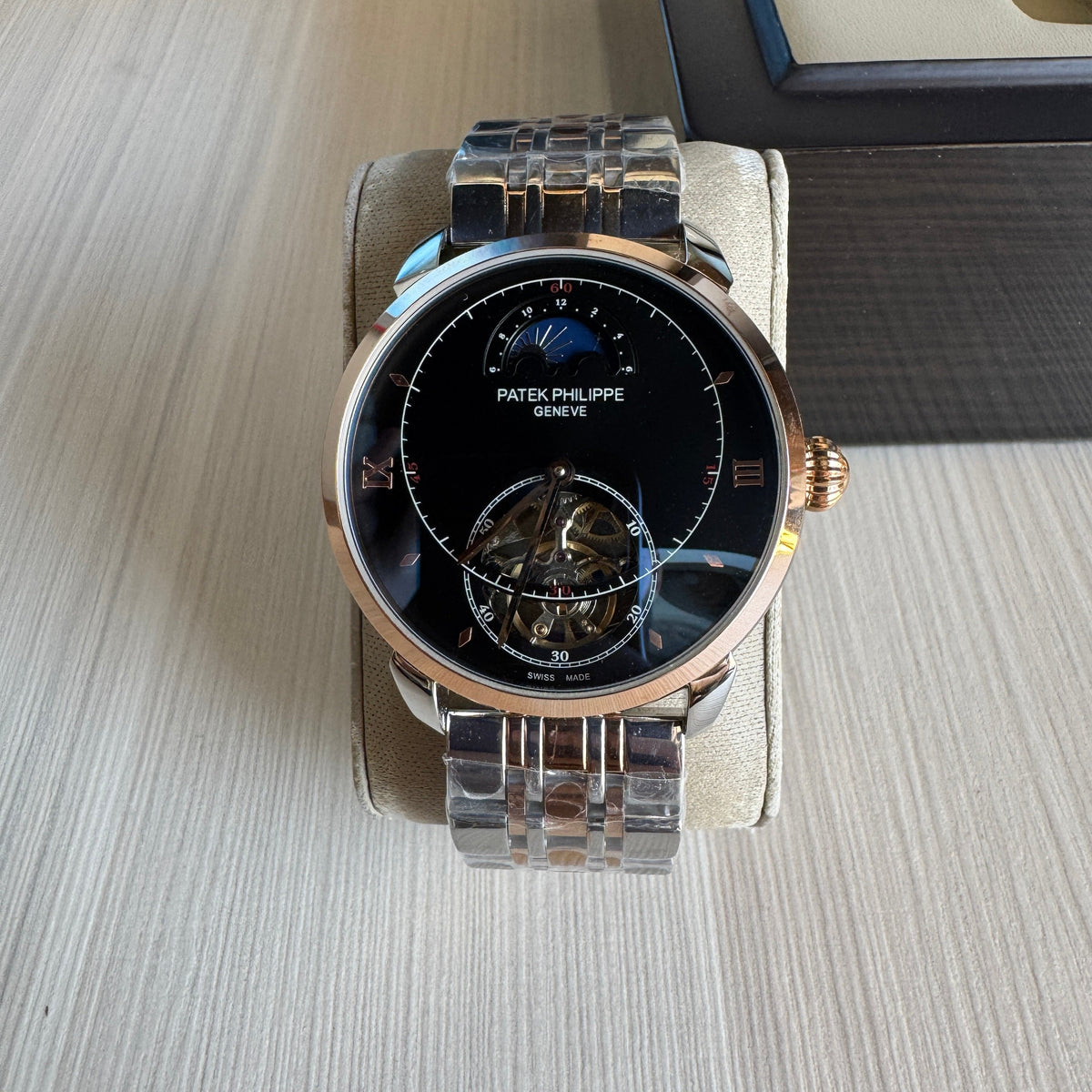 PATEK PHILIPPE PRATA ROSE AUTOMATICO 43MM