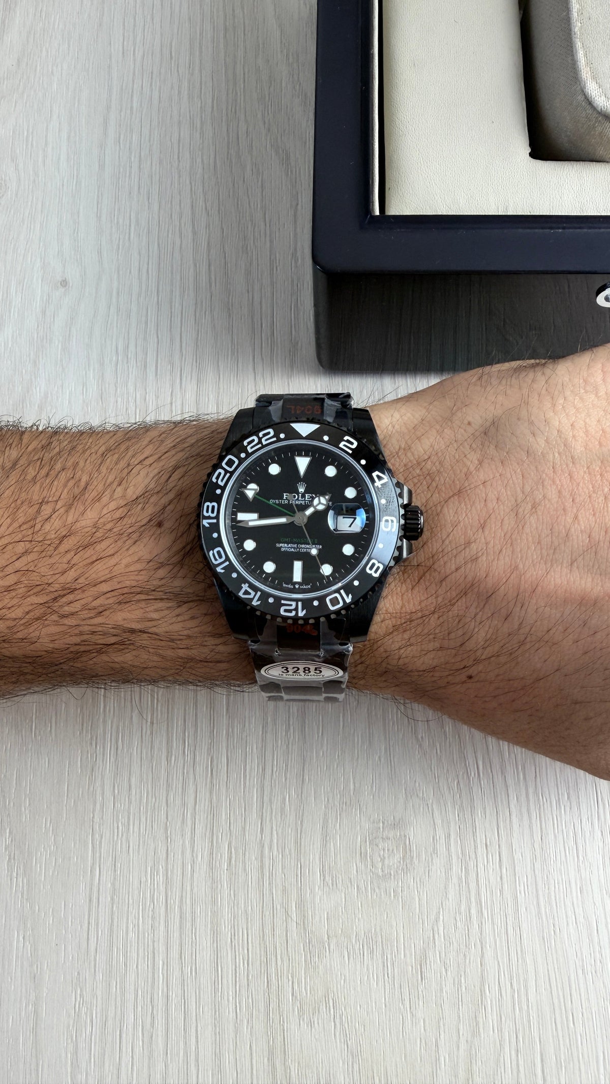 ROLEX GMT MASTER II PRETO 40MM