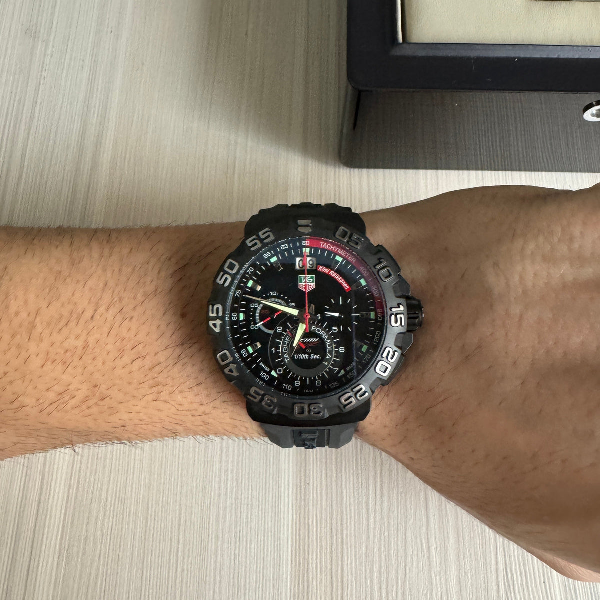 TAG HEUER F1 FORMULA 1 PRETO KIMI 43MM