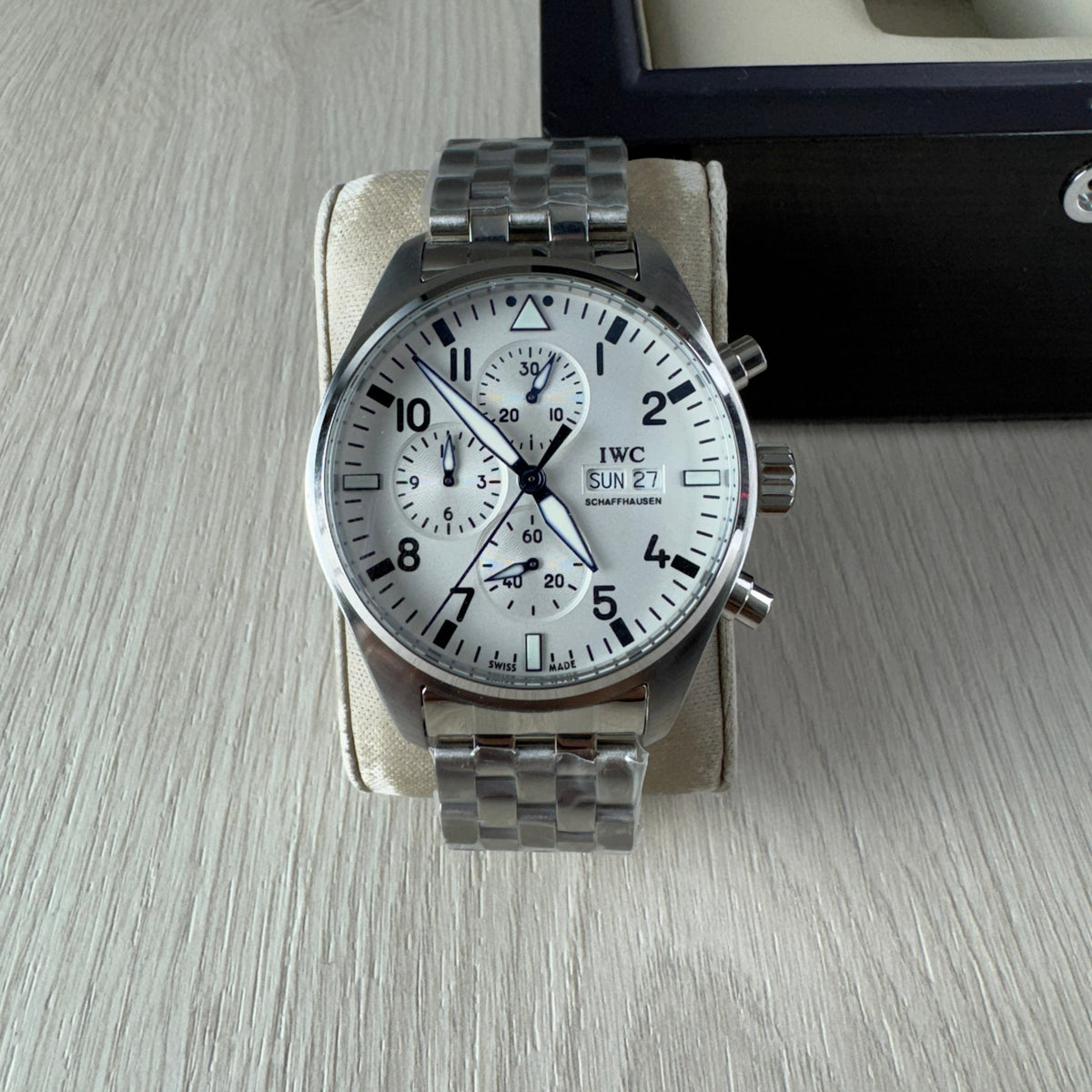 IWC TOP GUN PRATA BRANCO AUTOMÁTICO 44MM