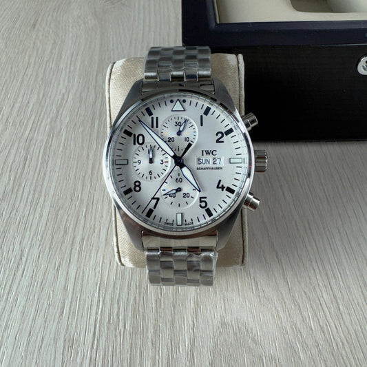 IWC TOP GUN PRATA BRANCO AUTOMÁTICO 44MM