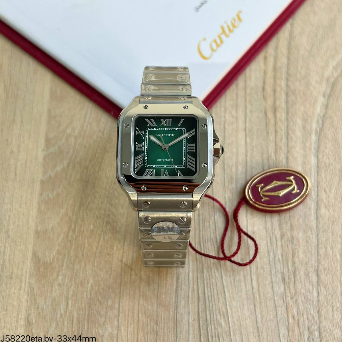CARTIER SANTOS VERDE ETA SUPER CLONE
