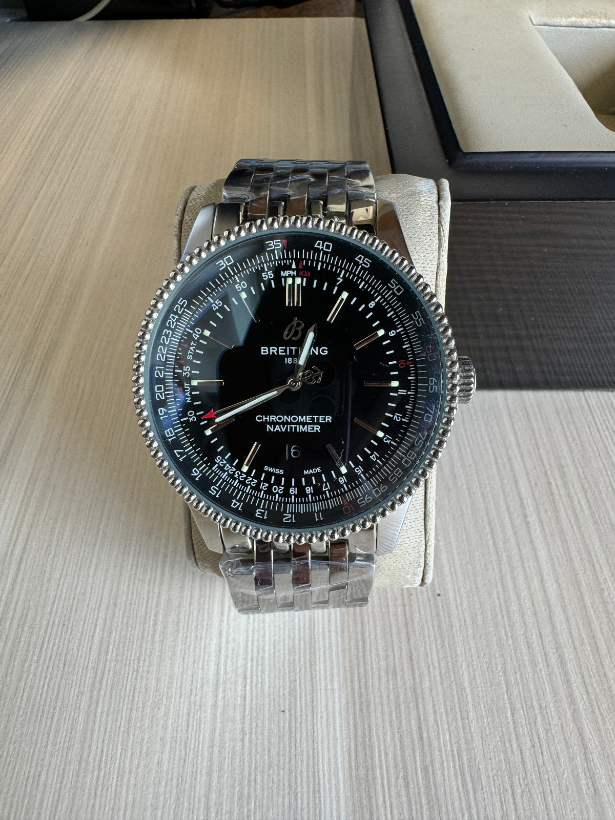 BREITLING NAVITIMER PRETO AUTOMÁTICO 46MM
