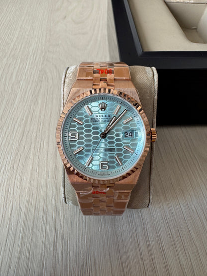 ROLEX LAND DWELLER ROSE AZUL 40MM