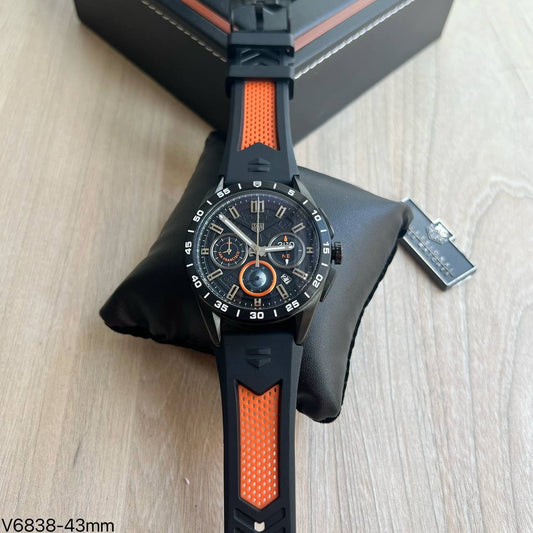 TAG HEUER CARRERA PRETO LARANJA 41MM