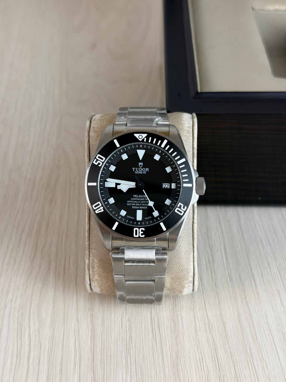 TUDOR PELAGOS PRATA PRETO 42MM