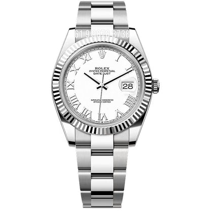 ROLEX DATEJUST 41MM BRANCO 126334 SUPER CLONE