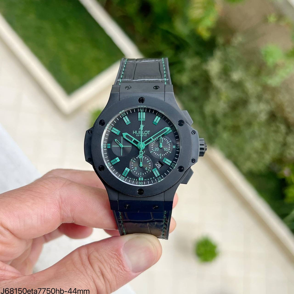 HUBLOT BIG BANG PRETO VERDE 44MM SUPER CLONE