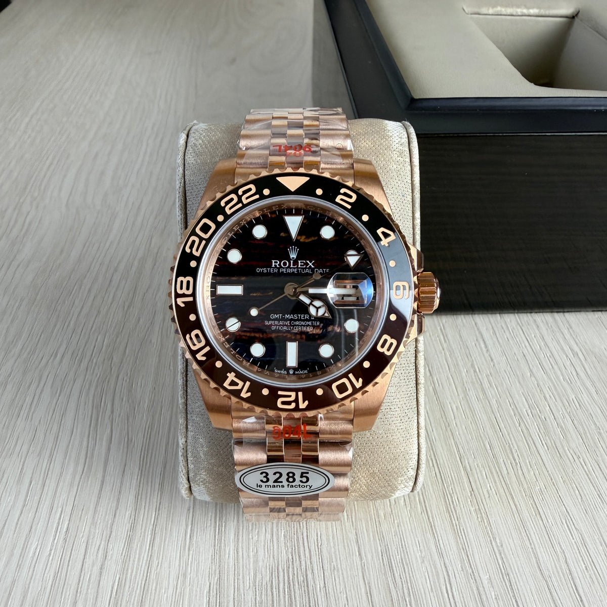 ROLEX GMT MASTER II ROSE JUBILEU 40MM