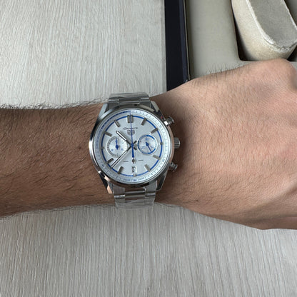 TAG HEUER CARRERA PRATA BRANCO 41MM