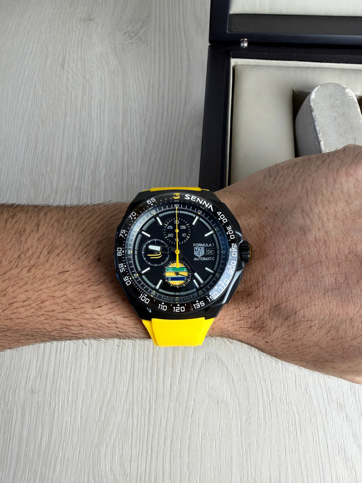 TAG HEUER SENNA PRETO 43MM