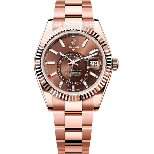 ROLEX SKY-DWELLER ROSÊ ETA J58195 SUPER CLONE
