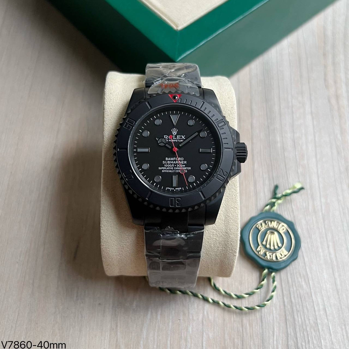 ROLEX SUBMARINER BAMFORD ESPECIAL PRETO 40MM