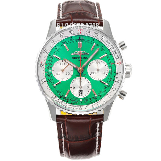 BREITLING NAVITIMER ETA VERDE SUPER CLONE
