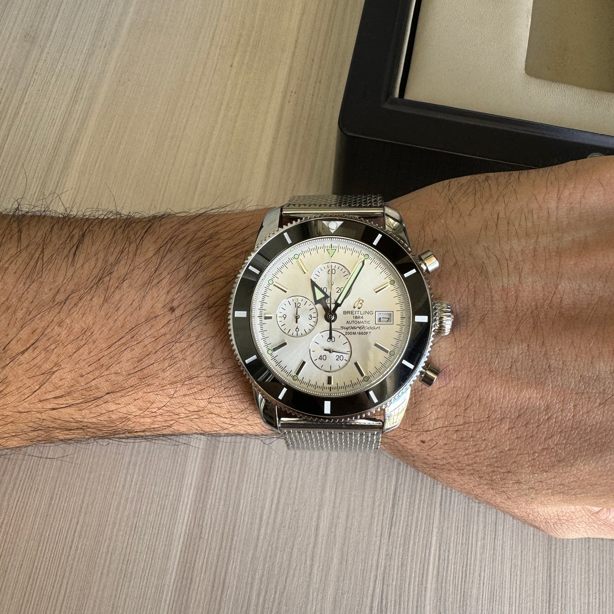 BREITLING SUPEROCEAN BRANCO 46MM