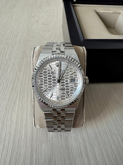 ROLEX LAND DWELLER PRATA BRANCO 40MM