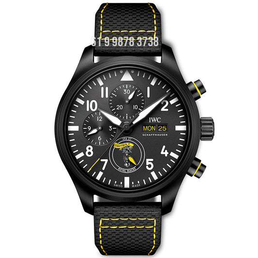 IWC PILOT  PRETO 44MM SUPER CLONE