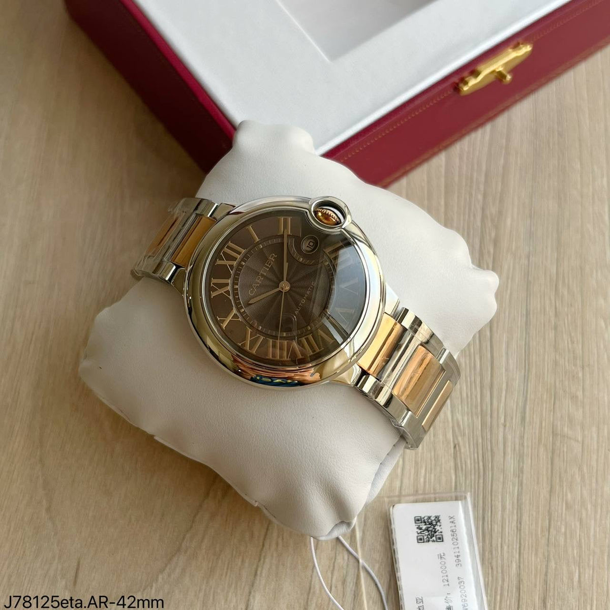 CARTIER BALLON ETA MISTO ROSÊ 42MM SUPER CLONE