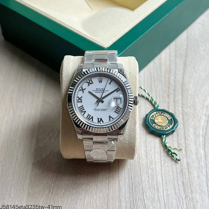 ROLEX DATEJUST 41MM BRANCO 126334 SUPER CLONE