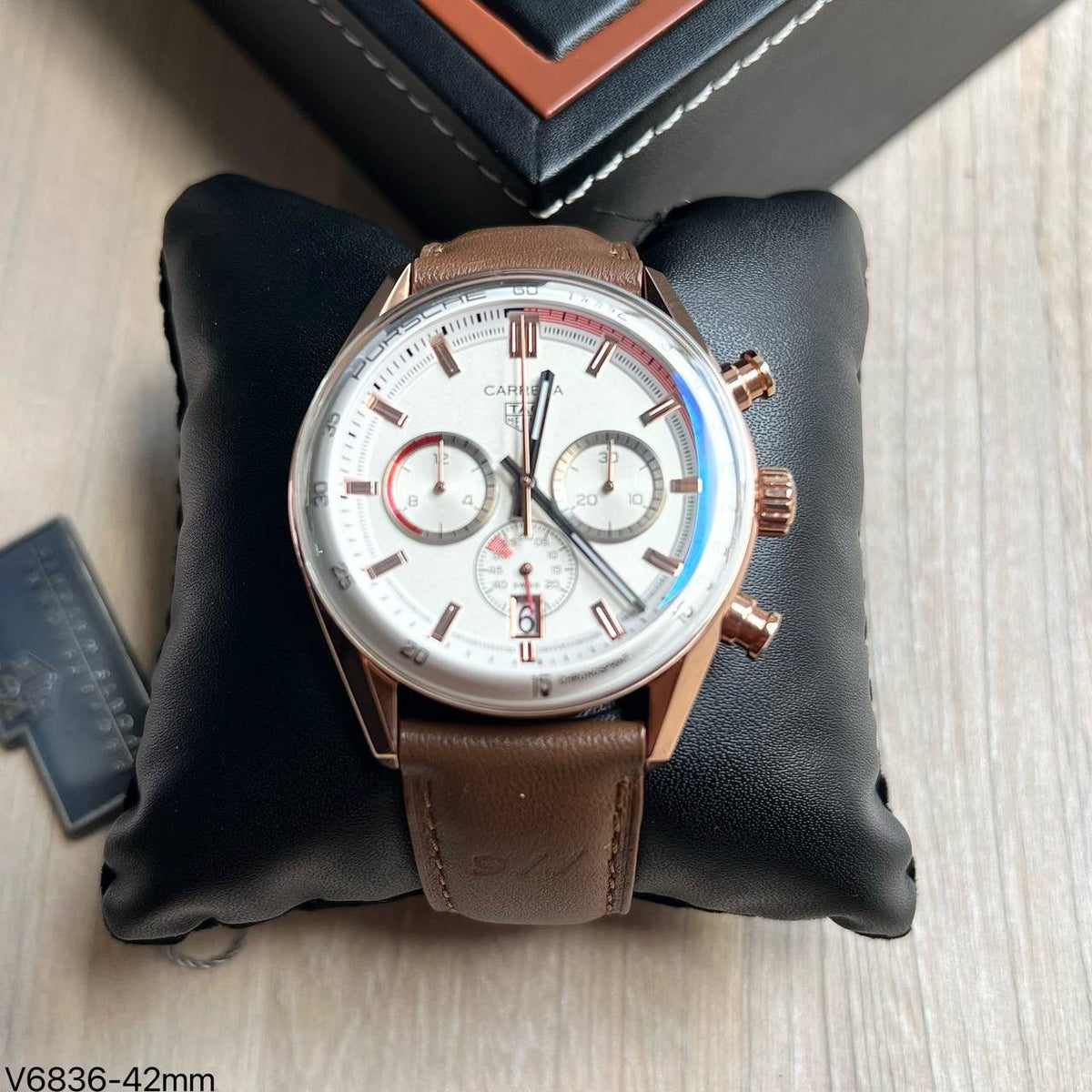 TAG HEUER CARRERA PORSCHE ROSE NYLON 41MM
