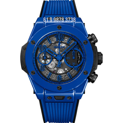 HUBLOT BIG BANG UNICO CERÂMICA BLUE ETA SUPER CLONE