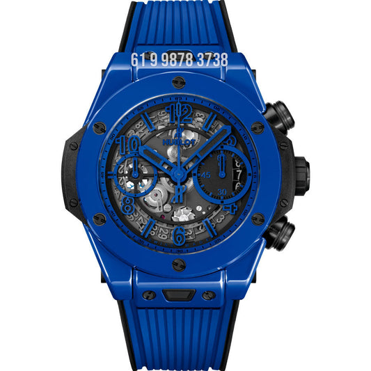 HUBLOT BIG BANG UNICO CERÂMICA BLUE ETA SUPER CLONE