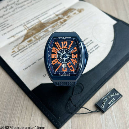 FRANCK MULLER VANGUARD CERAMIC AZUL 45MM SUPER CLONE