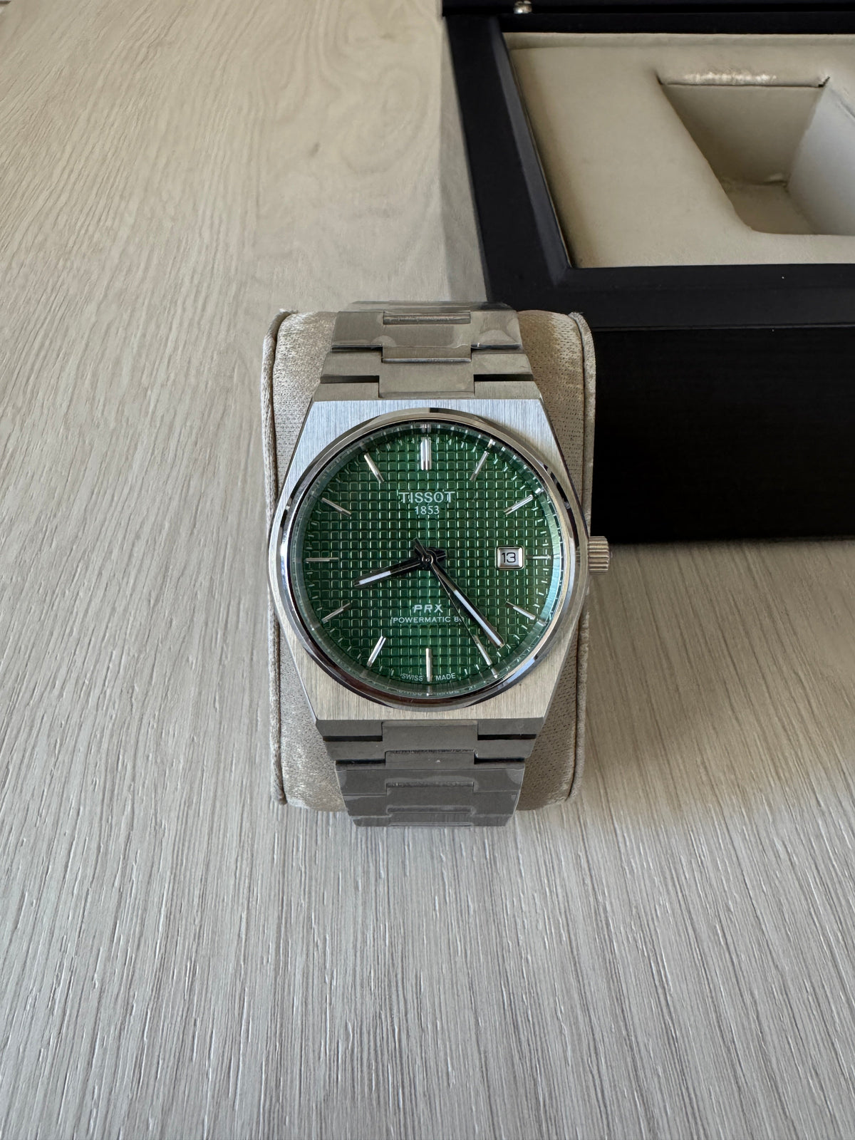TISSOT PRX PRATA VERDE 40MM