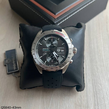 TAG HEUER CARRERA AMG PRATA CINZA 43MM