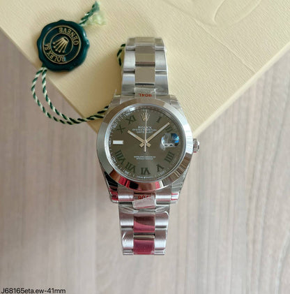 relogio super clone rolex prata