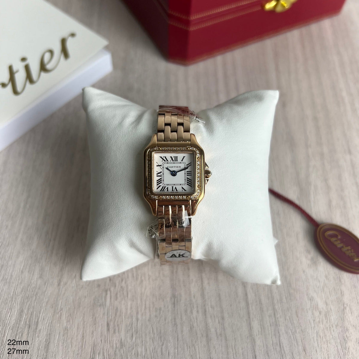 CARTIER PANTHERE ROSE BRILHANTE MEDIUM 27MM X 38MM FEMININO