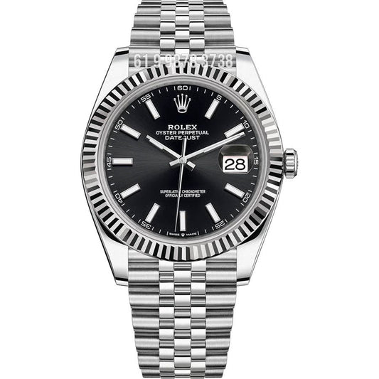 ROLEX DATEJUST PRETO JUBILEE 41MM 126334 SUPER CLONE
