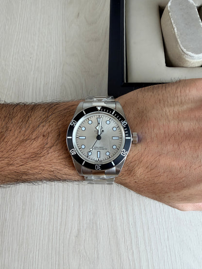 TUDOR BLACK BAY PRATA 41M