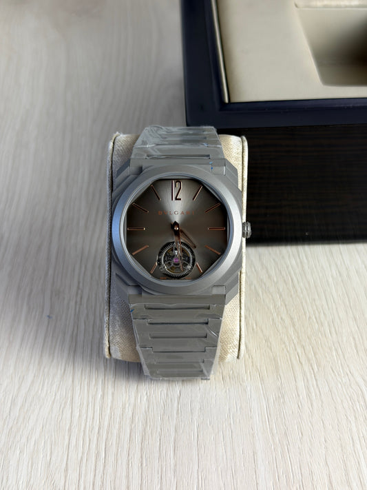 BVLGARI OCTO FINISSIMO CINZA AUTOMATICO 40MM