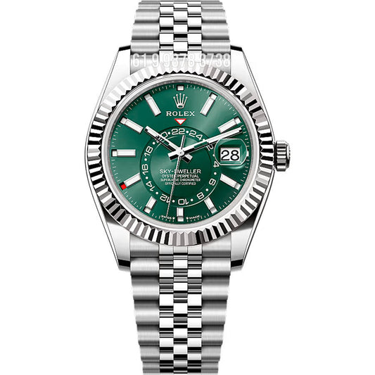 ROLEX SKY-DWELLER JUBILEE VERDE 42MM SUPER CLONE