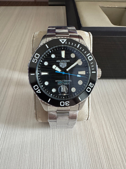 TAG HEUER AQUARACER PRETO AUTOMÁTICO 43MM