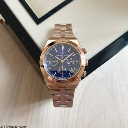 VACHERON CONSTANTIN OVERSEAS ROSE AZUL 42MM SUPER CLONE