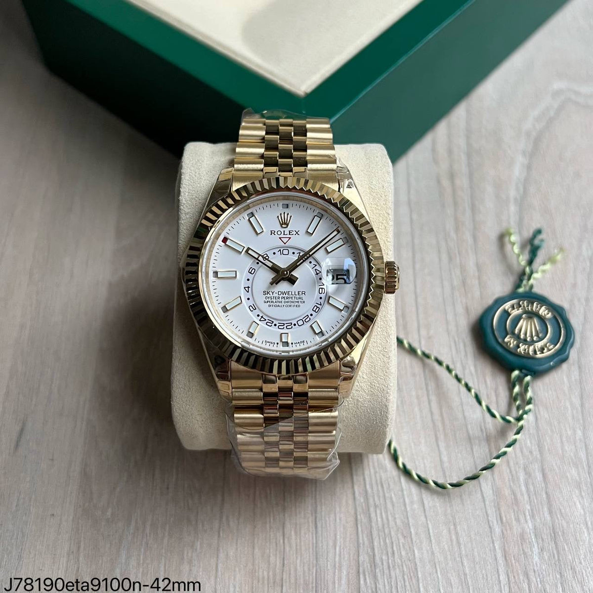 ROLEX SKY-DWELLER  GOLD ETA SUPER CLONE