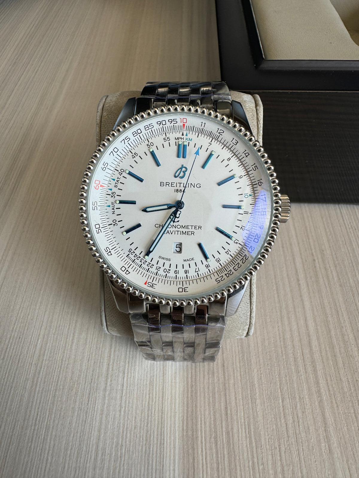 BREITLING NAVITIMER BRANCO AUTOMÁTICO 46MM
