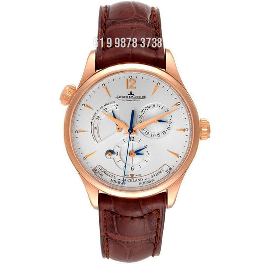 JAEGER-LECOULTRE MASTER GEOGRAPHIC ROSE 41MM SUPER CLONE