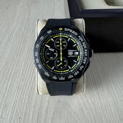 TAG HEUER F1 FORMULA 1 ORACLE RED BULL PRETO AMARELO 43MM