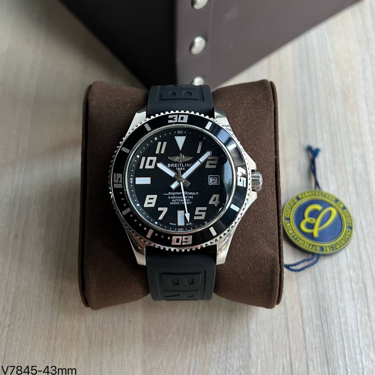 BREITLING SUPEROCEAN AUTOMÁTICO PRATA 45MM