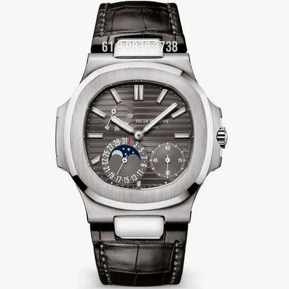 PATEK PHILIPPE NAUTILUS 40MM PRATA CINZA 5712 SUPER CLONE