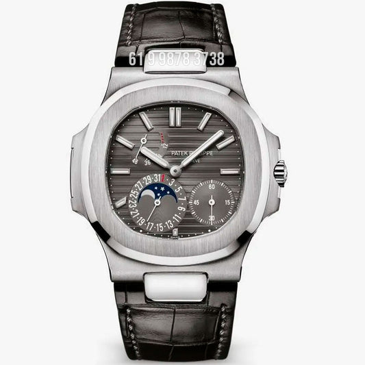 PATEK PHILIPPE NAUTILUS 40MM PRATA CINZA 5712 SUPER CLONE