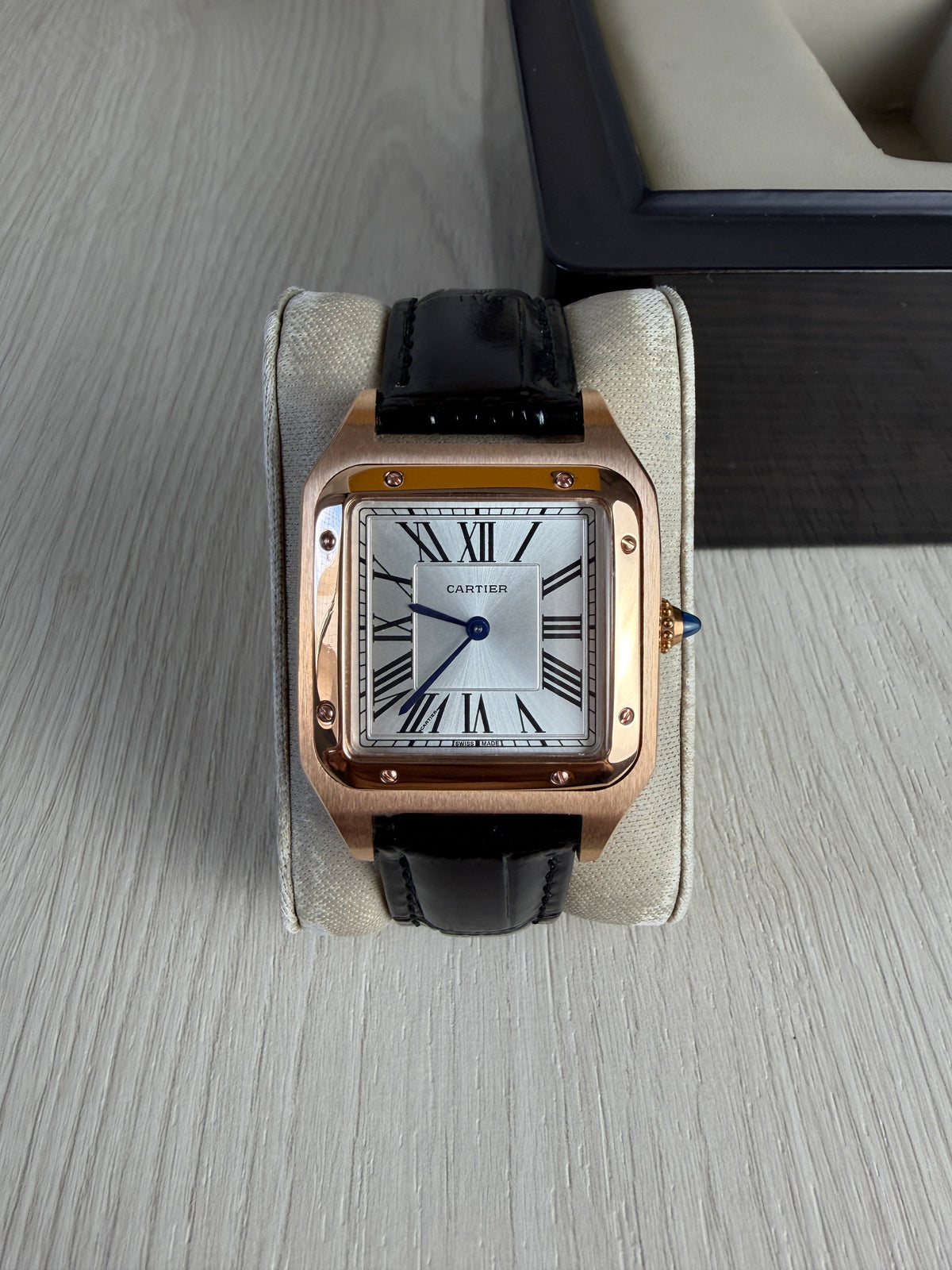 CARTIER SANTOS DUMONT ROSE LARGE 31MM X 44MM